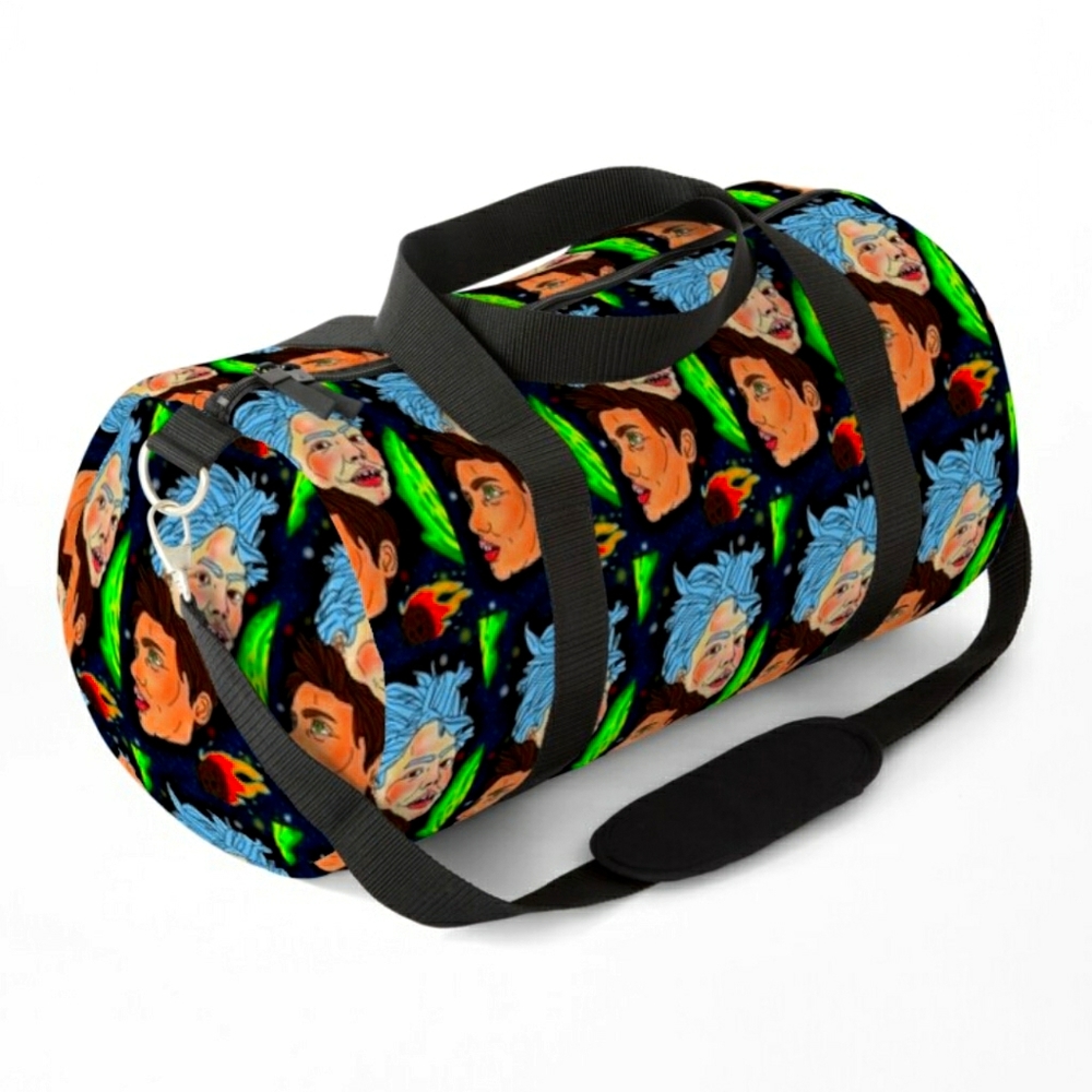 Rick and morty duffel bag